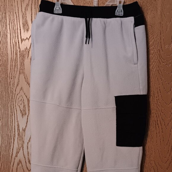 Athletic Works Fleece Pants Boys XXL (18) Gray / Black - Picture 2 of 5